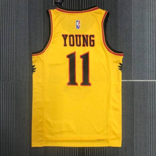 Men's Trae Young Yellow Team Jersey - City Edition