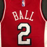 Men's Lonzo Ball Red Team Jersey - City Edition