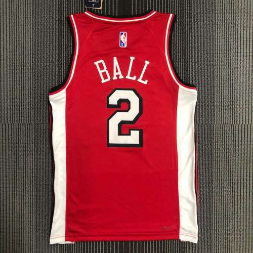 Men's Lonzo Ball Red Team Jersey - City Edition