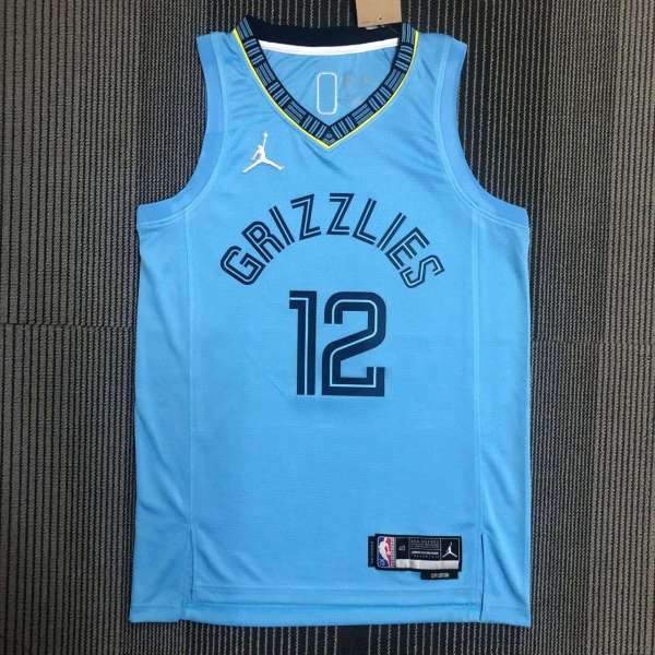 Men's Ja Morant Blue Team Jersey - Statement Edition