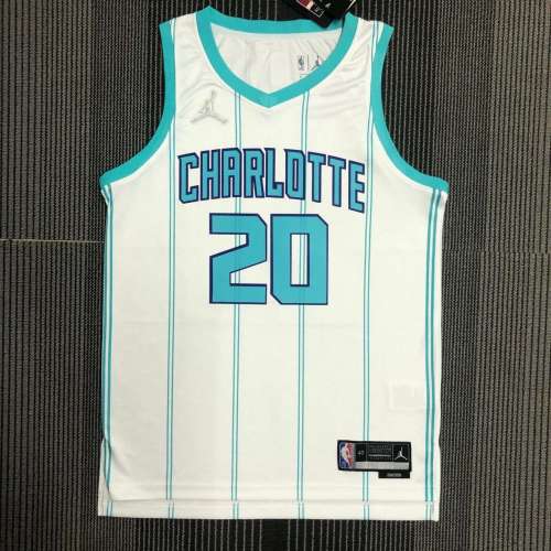 Men's Gordon Hayward White Team Jersey - 75th Anniversary Edition