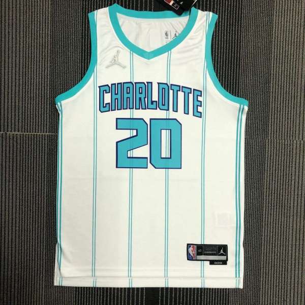 Men's Gordon Hayward White Team Jersey - 75th Anniversary Edition