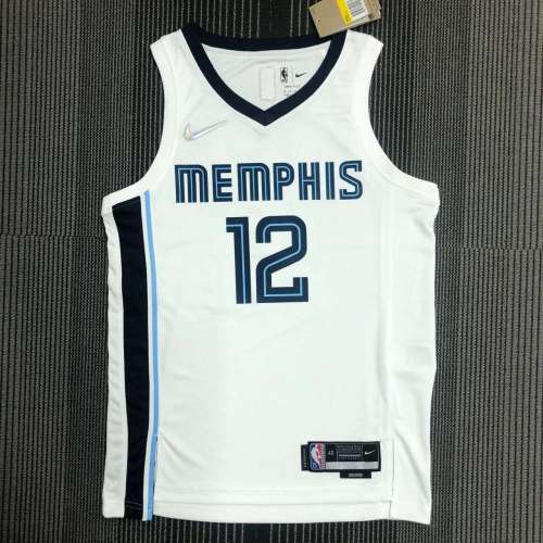 Men's Ja Morant White Team Jersey - 75th Anniversary Edition