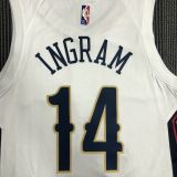 Men's Brandon Ingram White Team Jersey - 75th Anniversary Edition