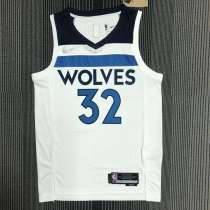 Men's Karl-Anthony Towns White Team Jersey - 75th Anniversary Edition