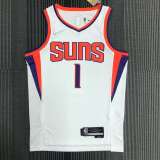 Men's Devin Booker White Team Jersey - 75th Anniversary Edition
