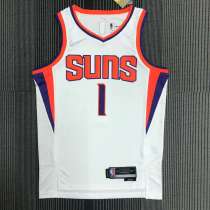 Men's Devin Booker White Team Jersey - 75th Anniversary Edition