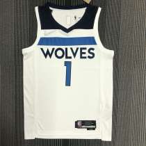 Men's AnthonyEdwards White Team Jersey - 75th Anniversary Edition