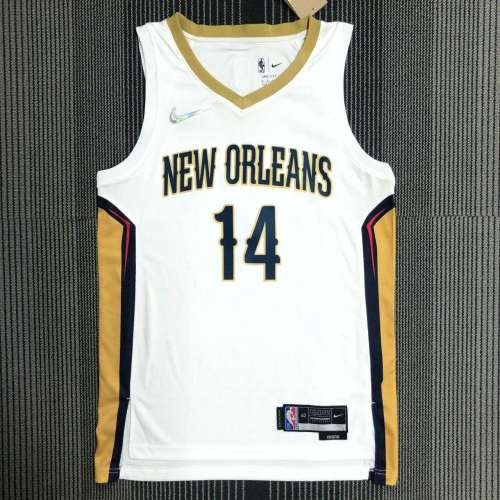 Men's Brandon Ingram White Team Jersey - 75th Anniversary Edition