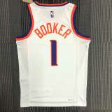 Men's Devin Booker White Team Jersey - 75th Anniversary Edition