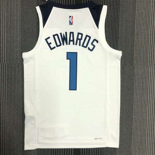 Men's AnthonyEdwards White Team Jersey - 75th Anniversary Edition