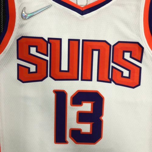Men's Steve Nash White Team Jersey - 75th Anniversary Edition