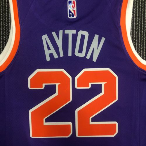 Men's DeAndre Ayton Purple Team Jersey - 75th Anniversary Edition
