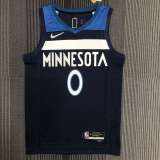 Men's D'Angelo Russell Blue Team Jersey - 75th Anniversary Edition
