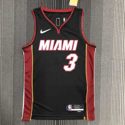 Men's Dwyane Wade Black Team Jersey - 75th Anniversary Edition