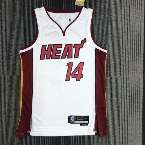 Men's Tyler Herro White Team Jersey - 75th Anniversary Edition