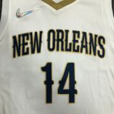 Men's Brandon Ingram White Team Jersey - 75th Anniversary Edition