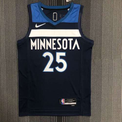 Men's Derrick Rose Blue Team Jersey - 75th Anniversary Edition