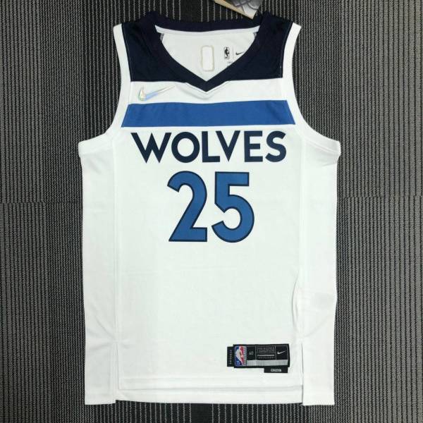 Men's Derrick Rose White Team Jersey - 75th Anniversary Edition