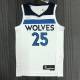 Men's Derrick Rose White Team Jersey - 75th Anniversary Edition