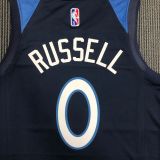 Men's D'Angelo Russell Blue Team Jersey - 75th Anniversary Edition