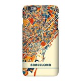 MAP OF Madrid & Barcelona Phone Case