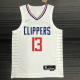 Men's Paul George White Team Jersey - Authentic Edition