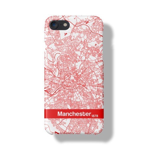 MAP OF LONDON Match Colors Machester united / Arsenal Phone Case