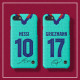 Daniel Suarez / Lionel Andrés Messi 19/20 Third Jersey Phone Case