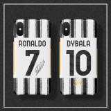 Cristiano Ronaldo Dos Santos Aveiro / Paulo Bruno Exequiel Dybala 2020 Home Jersey Phone Case