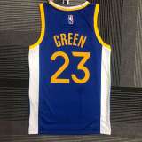 Men's Draymond Green Blue Team Jersey - 75th Anniversary Edition