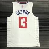 Men's Paul George White Team Jersey - Authentic Edition