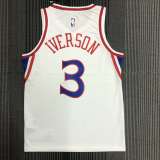 Men's Allen Iverson White Team Jersey