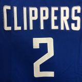 Men's Kawhi Leonard Blue Team Jersey - Authentic Edition