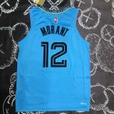 Men's Ja Morant Blue Team Authentic Jersey - City Edition