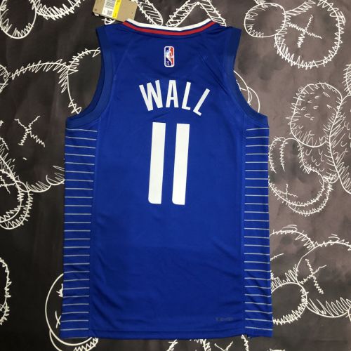 Men's John Wall Blue Team Jersey - 75th Anniversary Edition