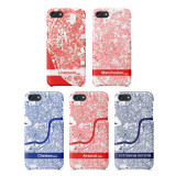 MAP OF LONDON Match Colors Machester united / Arsenal Phone Case