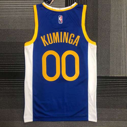 Men's Jonathan Kuminga Blue Team Jersey - 75th Anniversary Edition