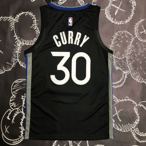 Men's Stephen Curry Black Team Jersey