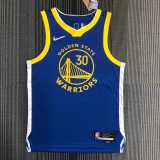 Men's Stephen Curry Blue Team Jersey - Authentic Edition