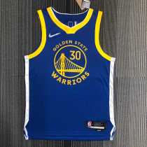 Men's Stephen Curry Blue Team Jersey - Authentic Edition