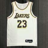 Men's LeBron James White Team Jersey - Authentic Edition