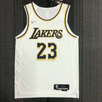 Men's LeBron James White Team Jersey - Authentic Edition