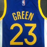Men's Draymond Green Blue Team Jersey - 75th Anniversary Edition
