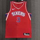 Men's Allen Iverson Red Team Jersey