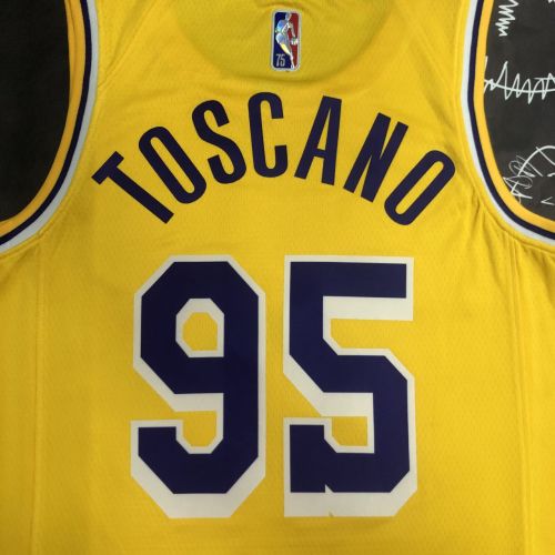 Men's Toscano-Anderson Yellow Team Jersey - 75th Anniversary Edition