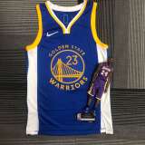 Men's Draymond Green Blue Team Jersey - 75th Anniversary Edition