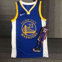 Men's Draymond Green Blue Team Jersey - 75th Anniversary Edition