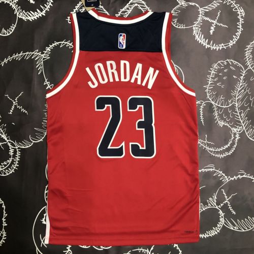 Men's Michael Jordan Red Team Jersey - 75th Anniversary Edition