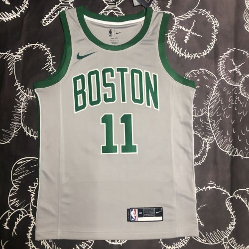 Men's Kyrie Irving Gray Team Jersey